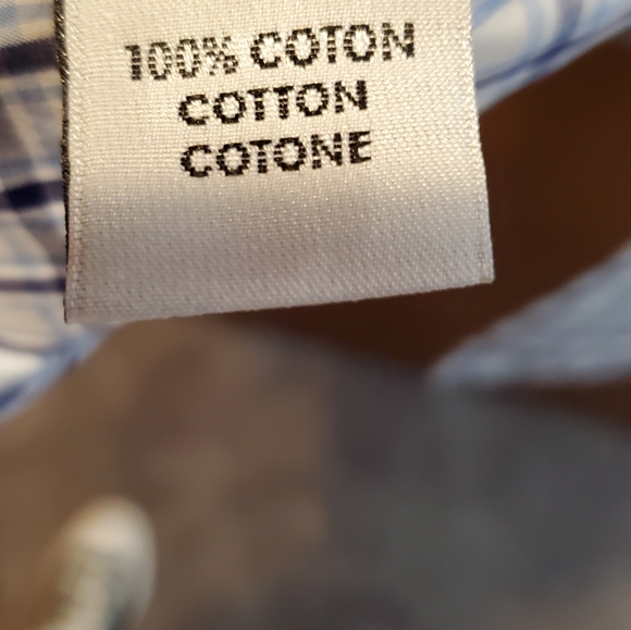 GENTLY USED CULTURATA MEN PLAID LONG SLEEVE SHIRT - Picture 6 of 7